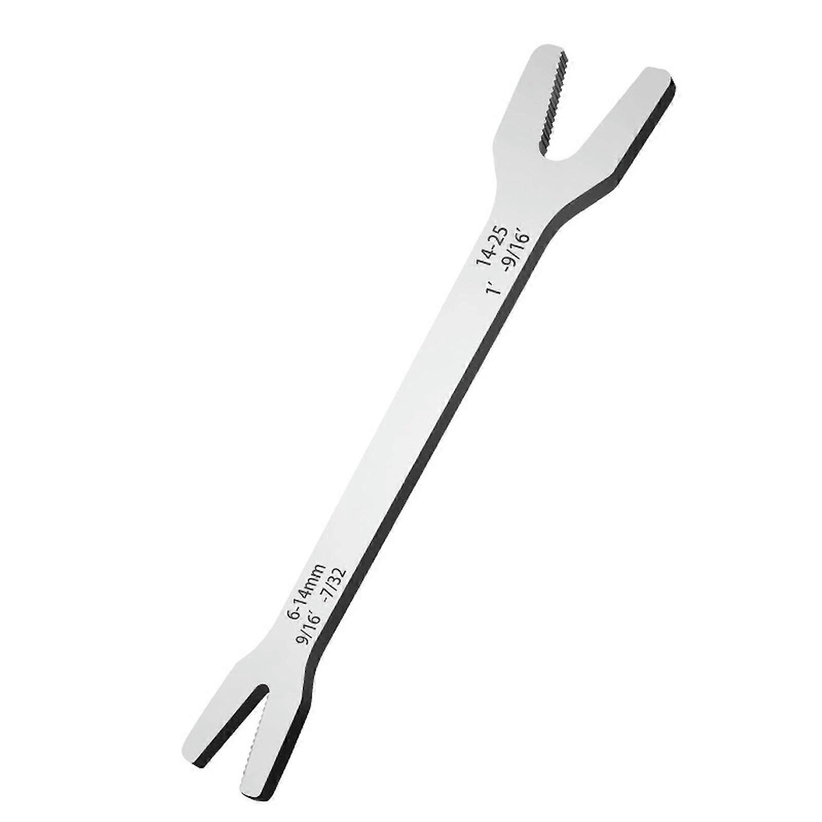 XShaped DoubleHead Adjustable Opening Wrench MultiPurpose TwoEnd Opening Tool for DIY Home , White