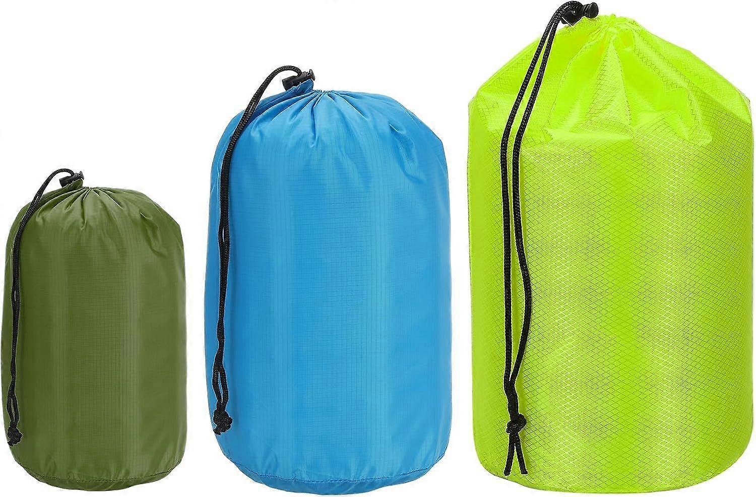 كيس الاشياء 4x8 / 5x10 / 7x13 ، 3 قطع كيس تخزين خارجي مقاوم للماء محمول