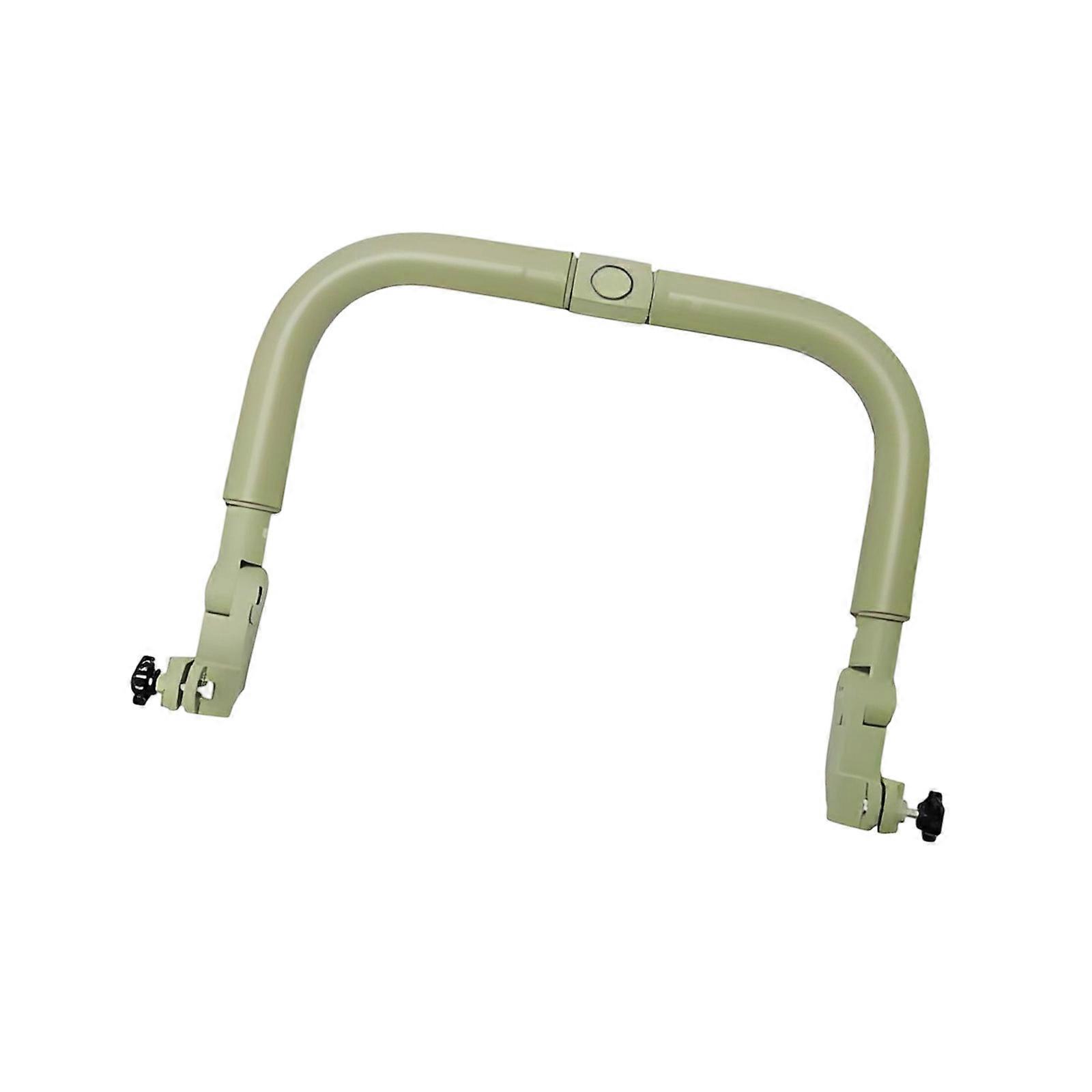 Baby Carriage Handrail Middle Access Easy Washable Secure Clamp System For Strollers Compatibility  Green