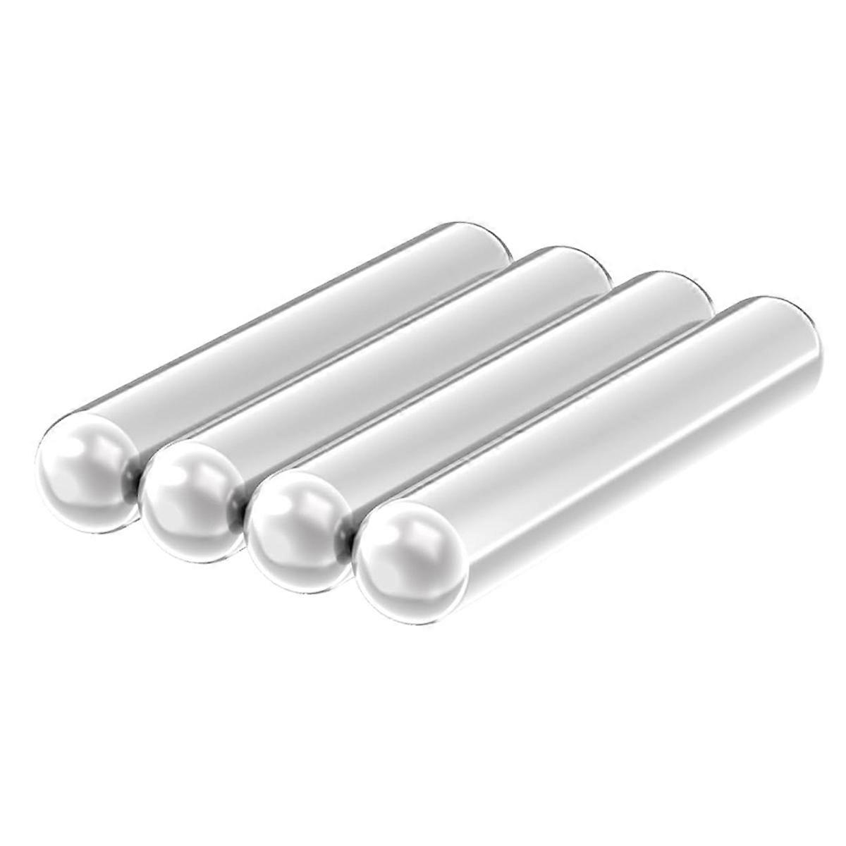 AlNiCo5 Magnets, Cow Magnet 1/2 X 3 Inch - 4Pack,Silver Heavy Duty Cylinder Magnet,Cow Magnetic Met