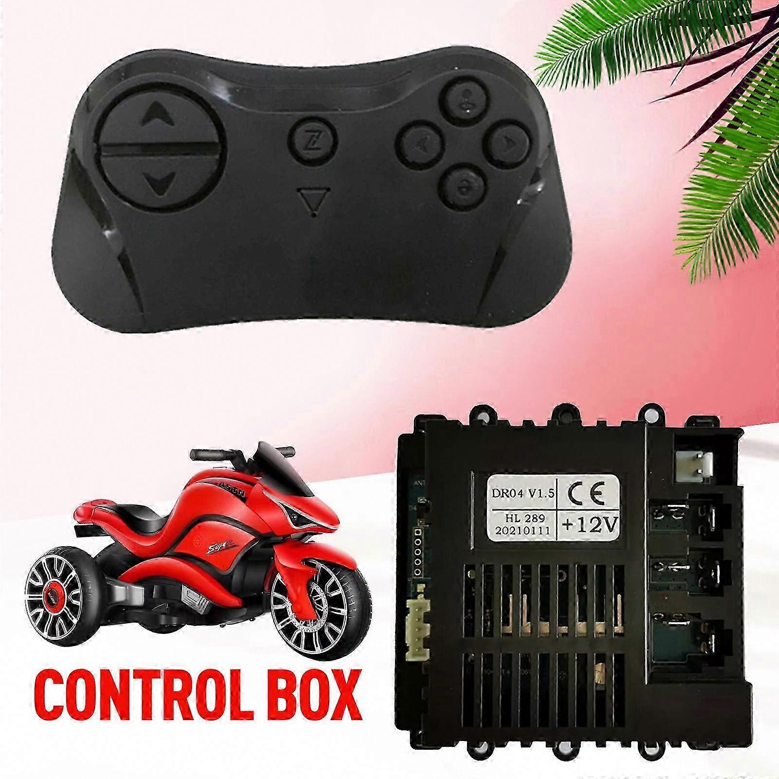 BlissfulAbode Télécommande Et Récepteur 12V Pour Voiture électrique Enfant – Modèles DR01 V2.6, ZM-DR01, Démarrage Lent 2,4G