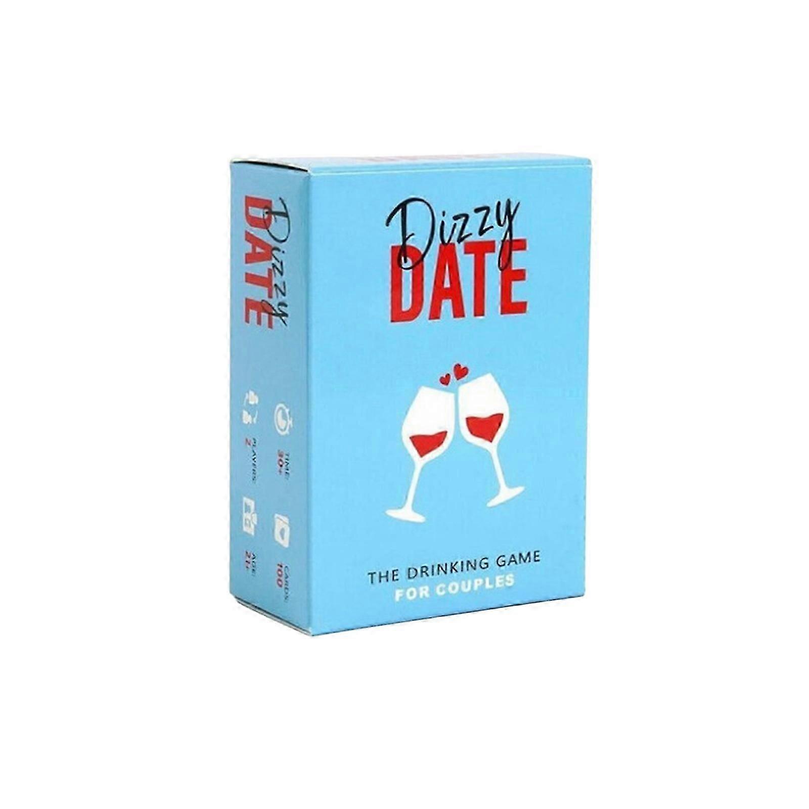 2024 NEW Dizzy Date Card Game For Couples Date Nights Game 100 Cards And Parties Perfect Couples Gift Beer Pressure