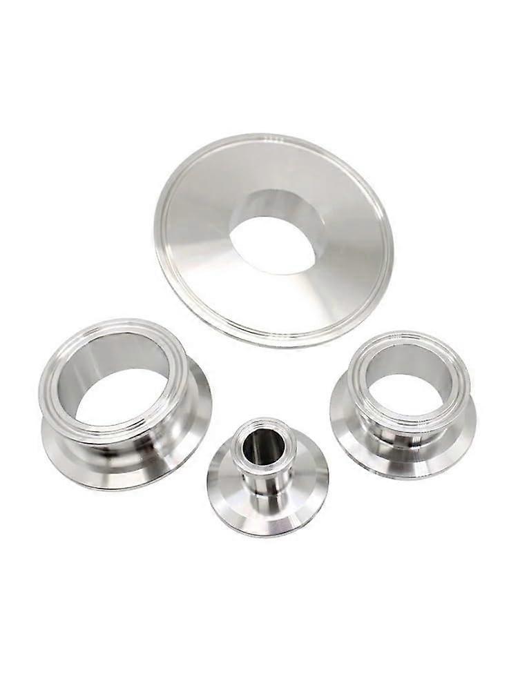 Tri Clover Reducing End Cap SUS304 / 316L Stainless Steel Pipe Fitting, Sizes 0.56 In, Model 50.5K183