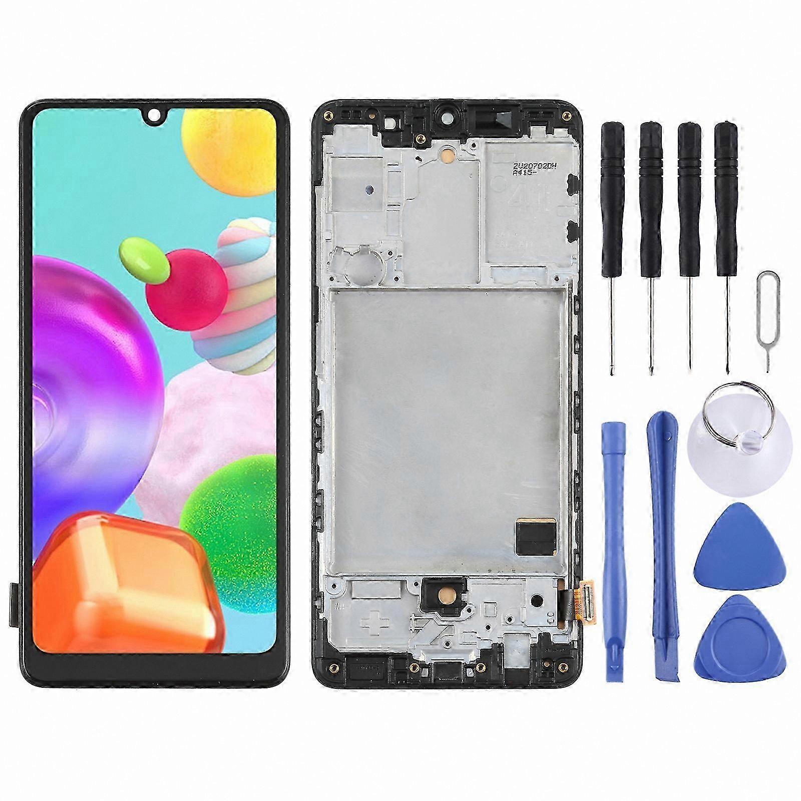 LCD Display Assembly for Galaxy A41 SM-A415 with Digitizer and Frame
