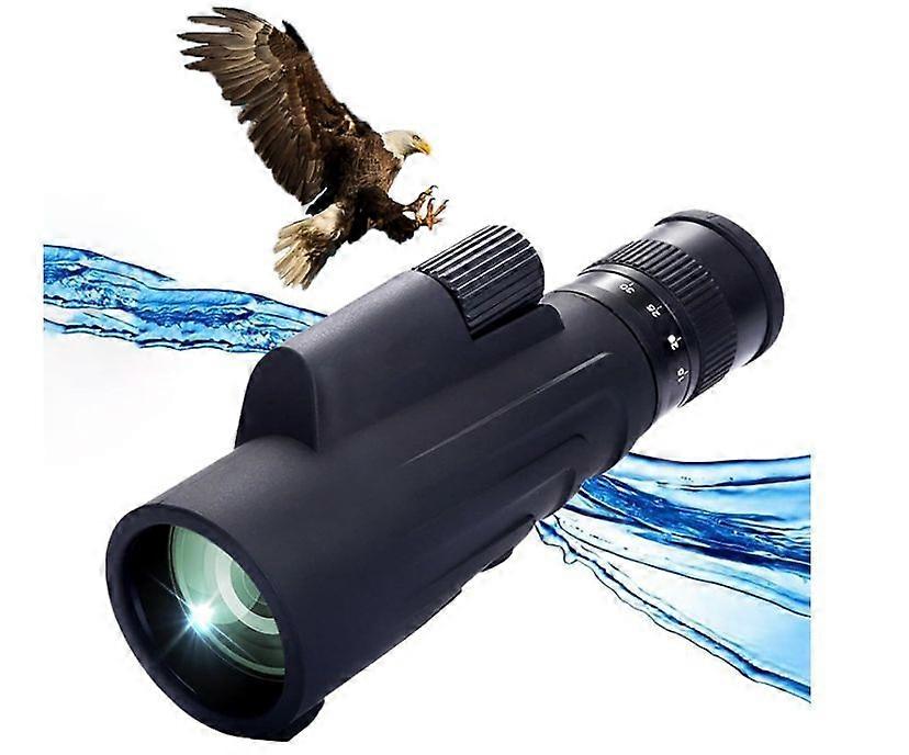 Monoculars 10-30X50 Zoom Monocular Waterproof Clear Low Light Vision Portable Telescope for Adults with Smartphone Adapter and Sturdy Tripod FMC Lens(