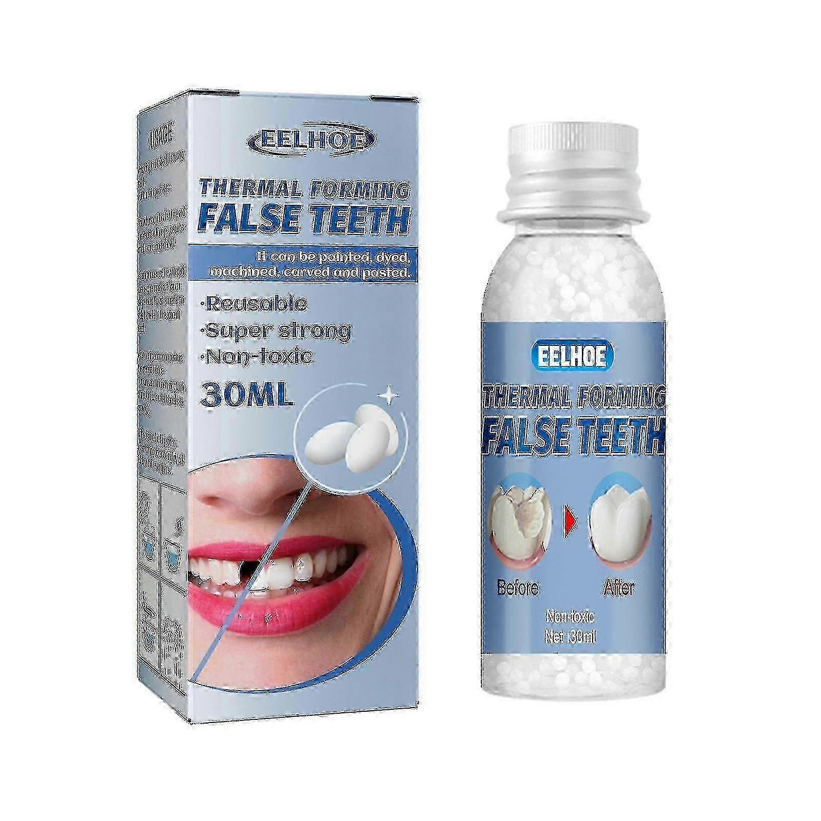 Thermal Forming False Teeth Tooth Repair Kit Tooth Repair Granules For Missing And Broken Tooth Temporary Teeth Filling Repair Kit_PHC02