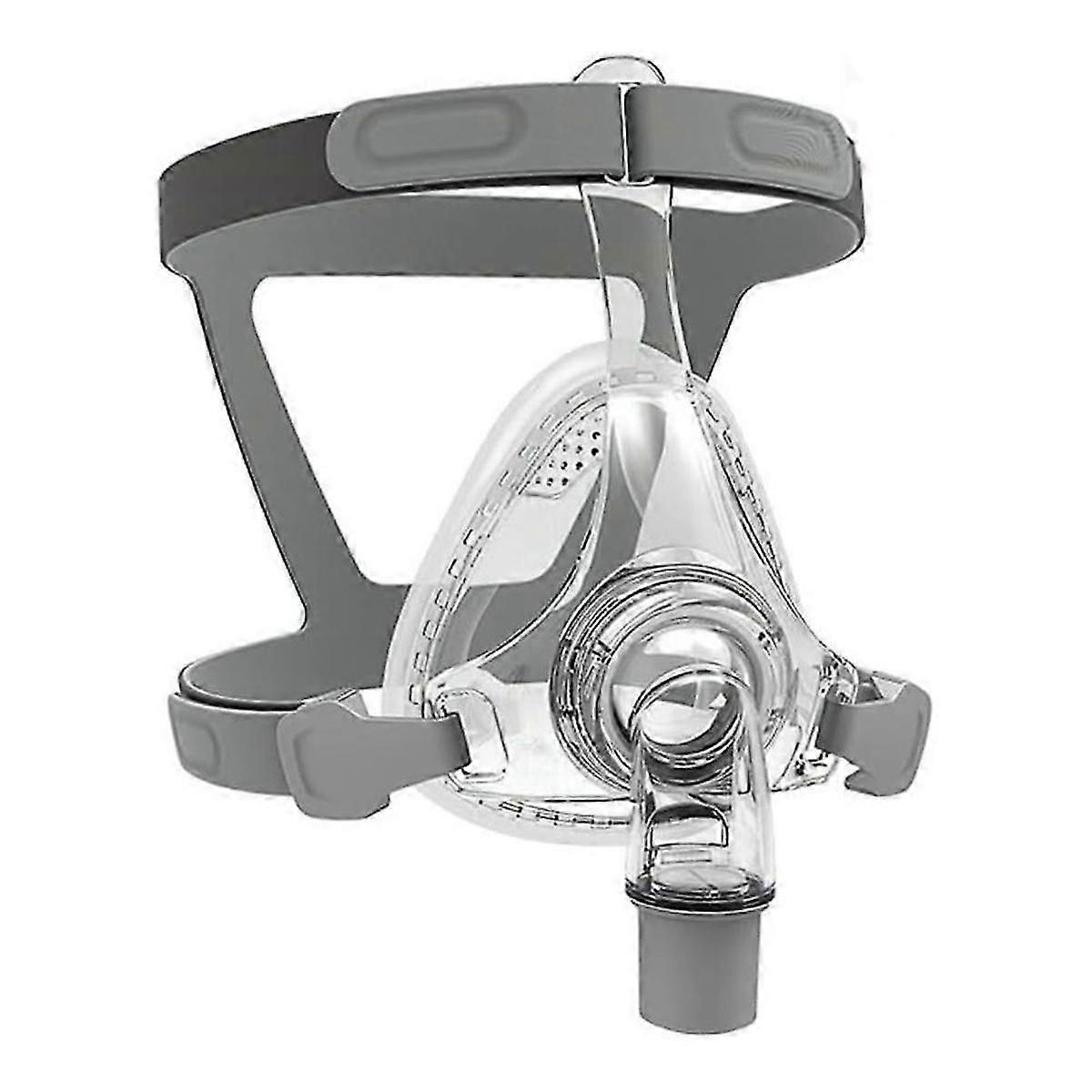 Full Face CPAP Masks with Headgear, Elbow/Swivel and Cushion, CPAP Supplies Suitable compatible with Most Models of Machines