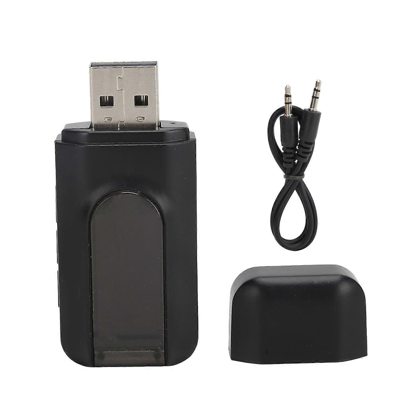 2 in 1 Bluetooth 5.0 Transmitter Receiver - USB Wireless o Adapter with LCD Display