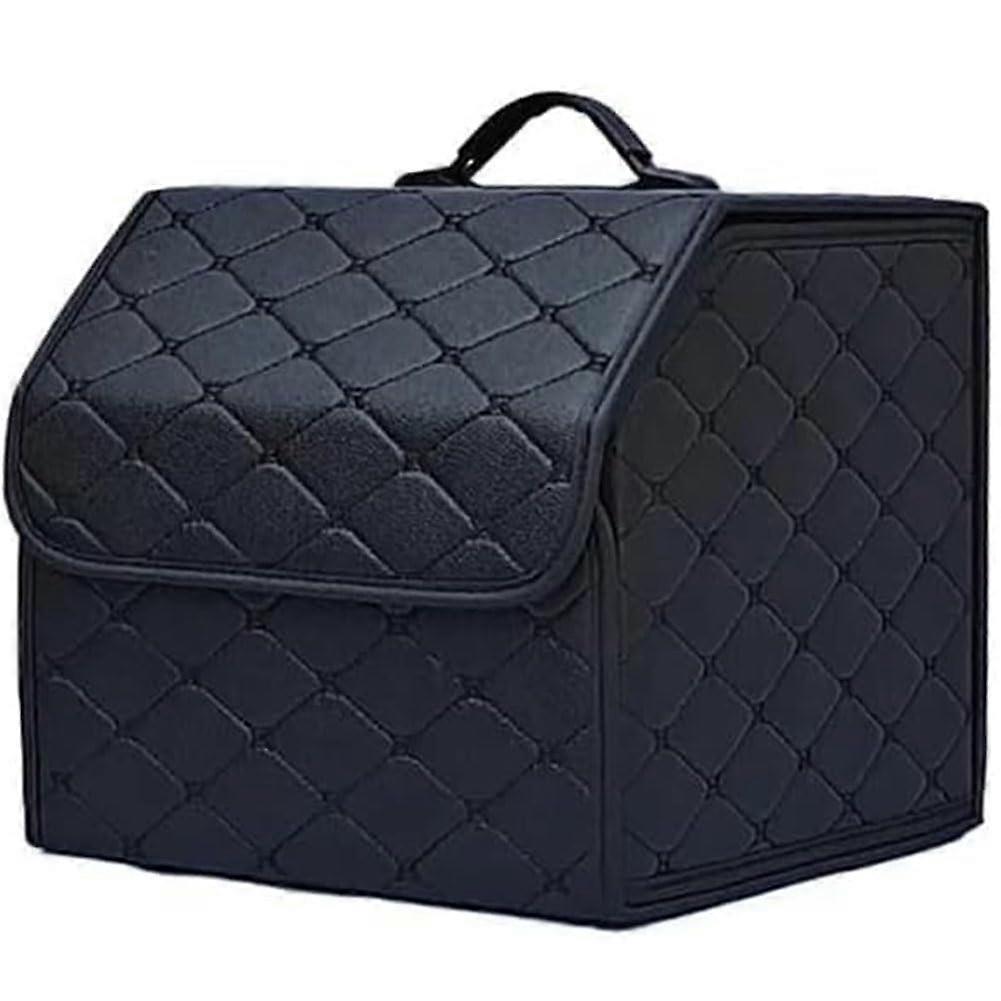 Car Trunk Organizer Box For MG HS ZS MG3 MG5 MG6 MG7 Foldable Waterproof Car Boot Tidy Storage Box Black