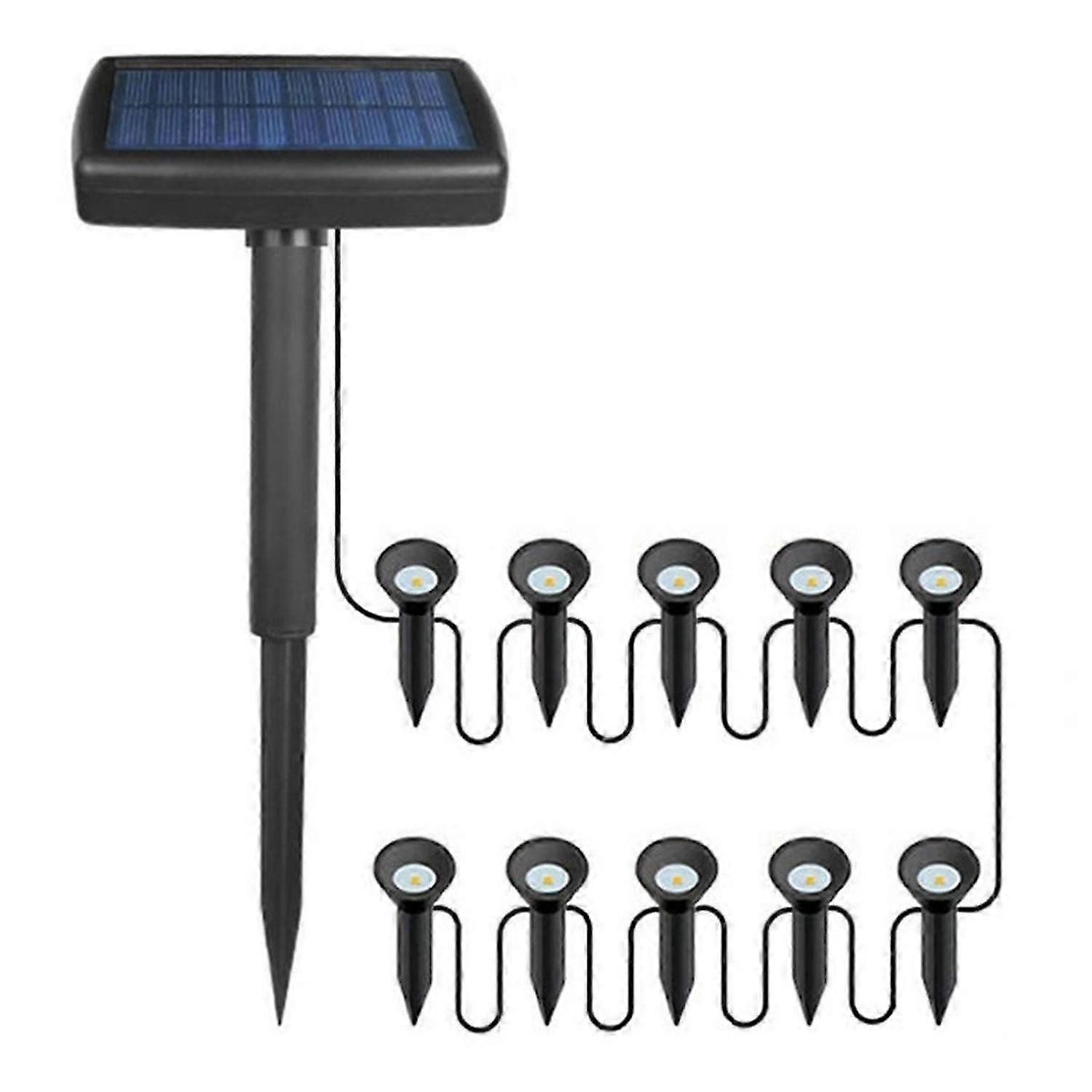 Solar Powered Small Speaker Ground Light Outdoor Path Light