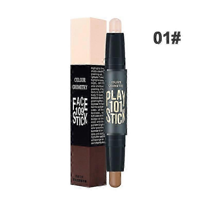 Double-ended Concealer Pen Face Make Up Waterproof Contouring Foundation