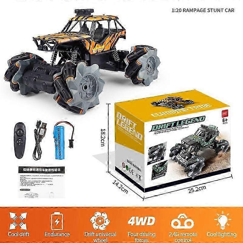 2.4G Remote Control Car High Speed Four-wheel Drive Off-road Vehicle Drifting Stunt
