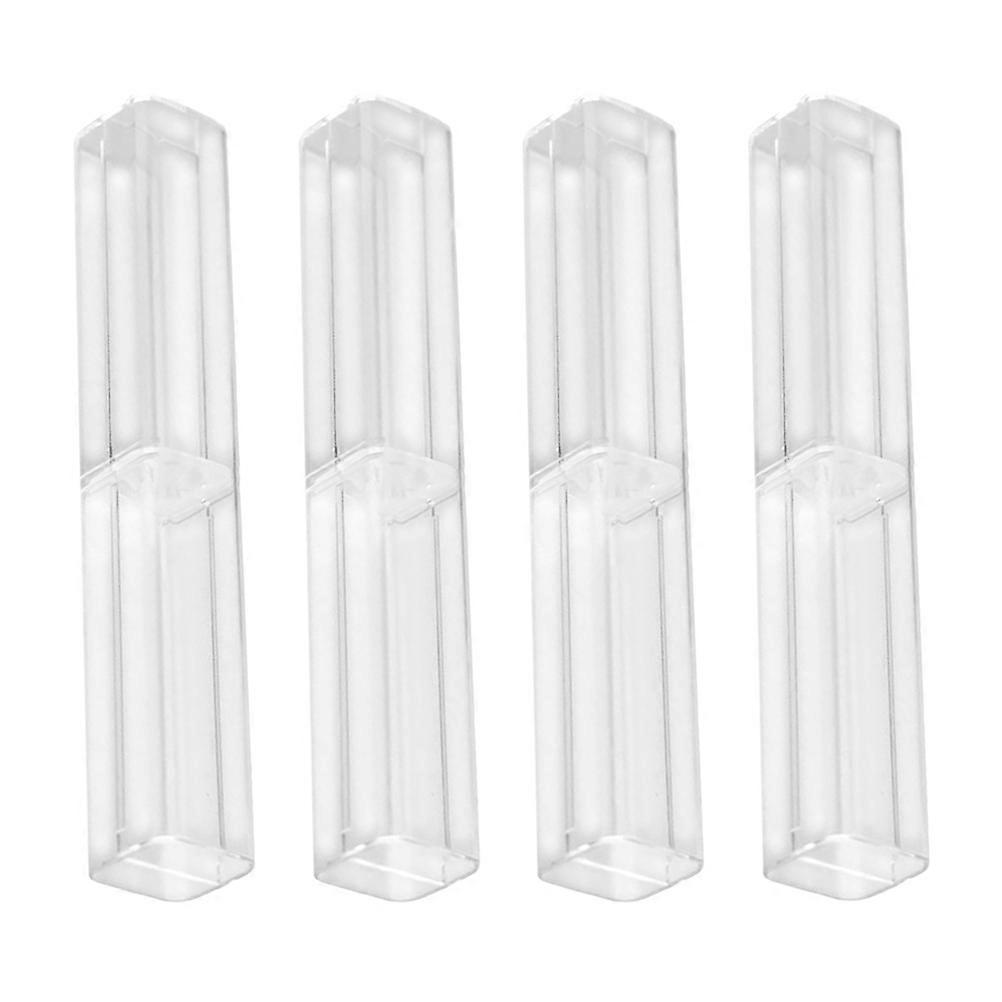 Plastic Pen Case Transparent Box for Pen Display Storage 16Pcs