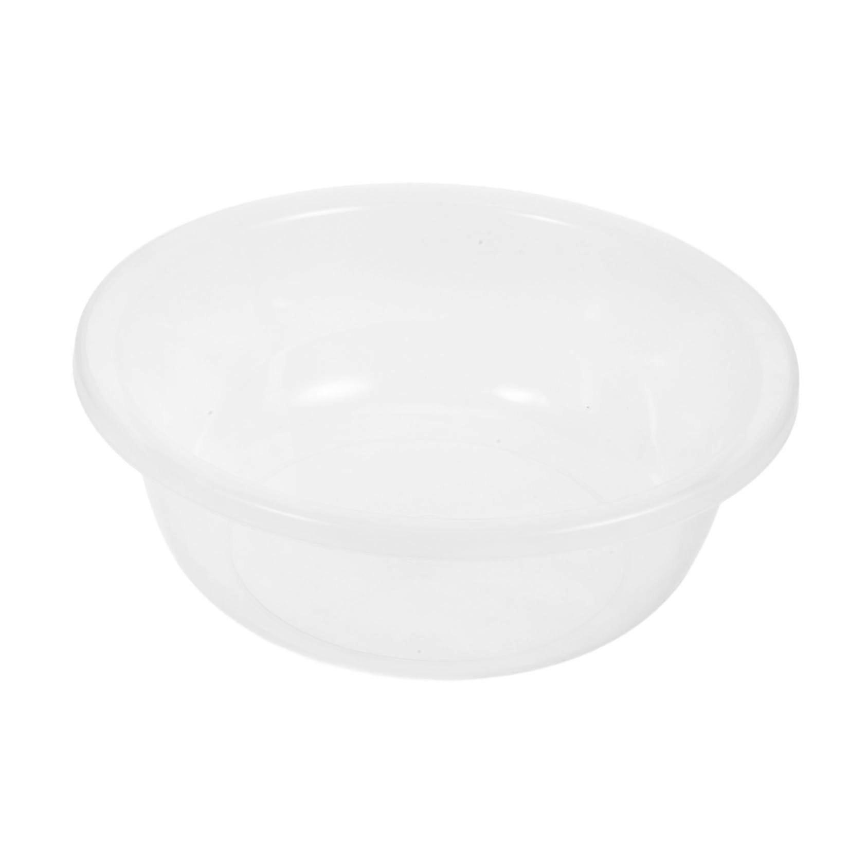 Transparent Large Capacity Plastic Basin PP Material Wash Tub With Safe Rounded Edges For Foot Soaking And Face Washing