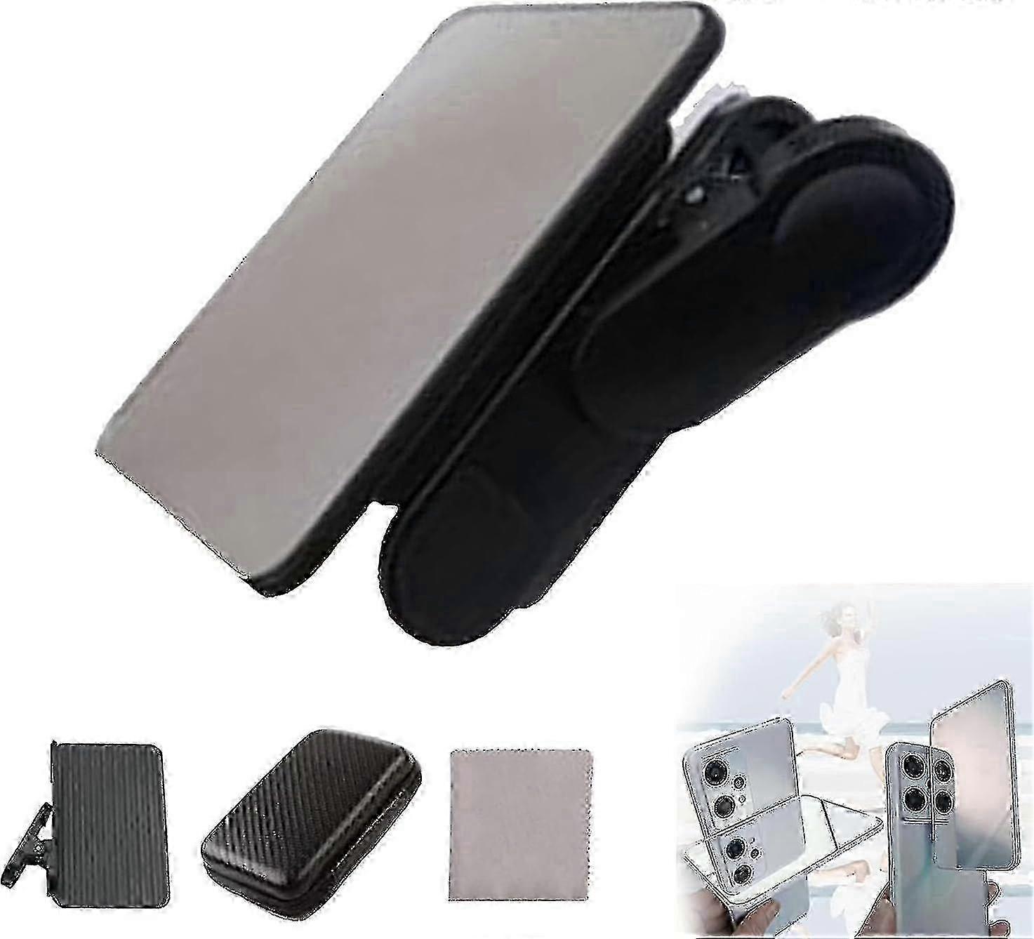 Phone Reflective Clip Selfie Reflector Adjustable Clip Vertical and Horizontal Shooting Creative Photography Tool