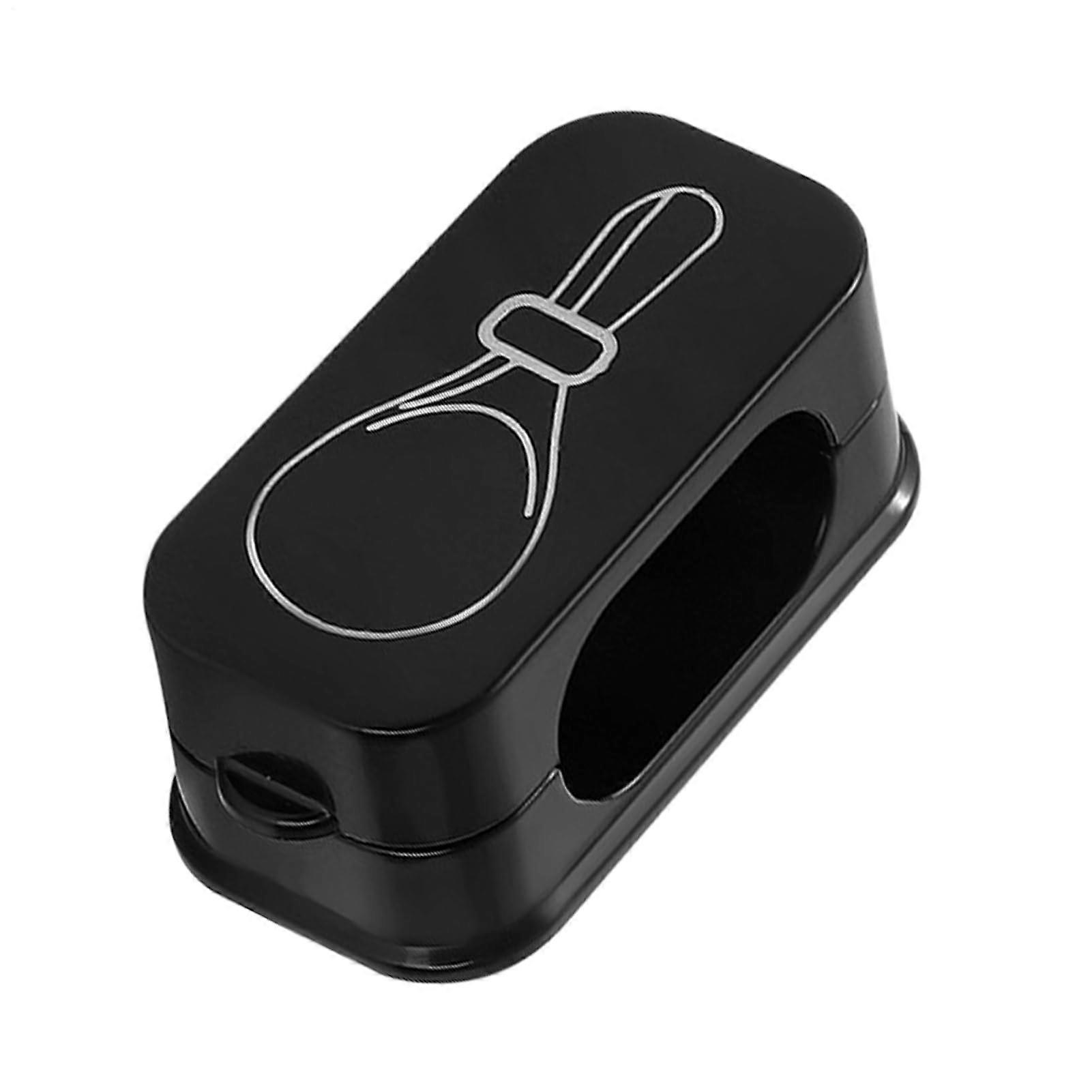 Rice Spoon Holder - Spoon Display Stand - Magnetic Opening And Closing Rack For Counter Cabinet Black