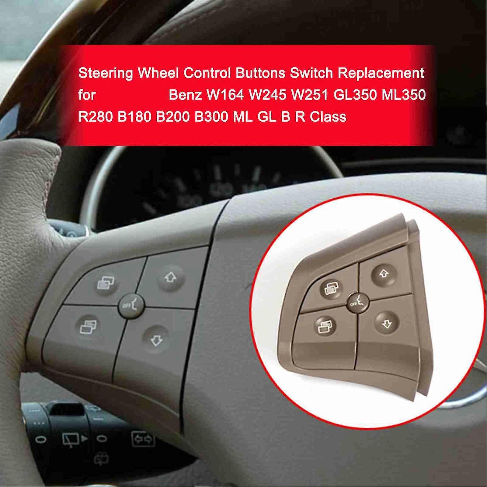 Steering Wheel Control Buttons Switch Replacement for  Benz W164 W245 W251 GL350 ML350 R280 B180 B200 B300 ML GL B R Class