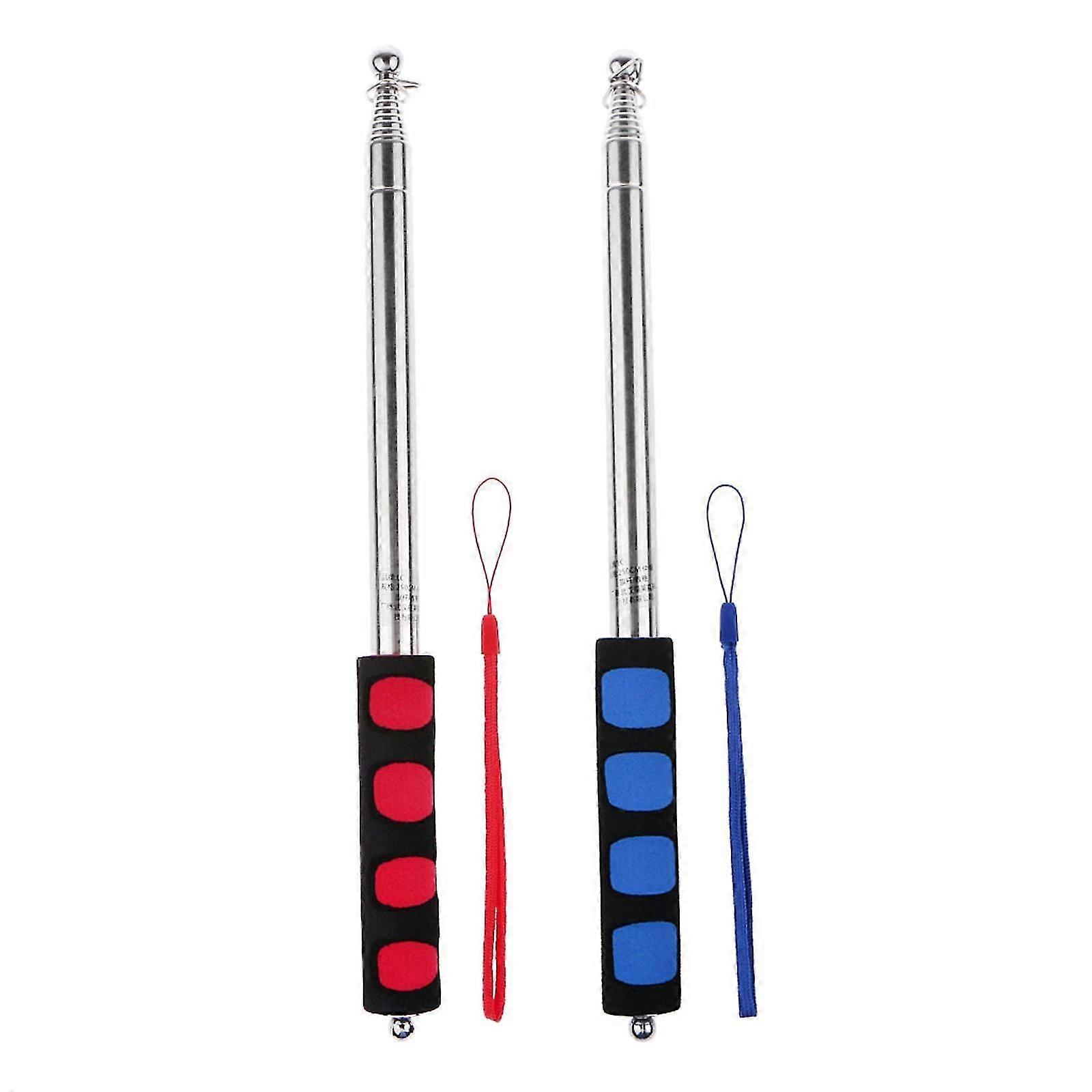 Extendable Pole 2.5M Portable Telescopic Handheld Flag Pole - Blue