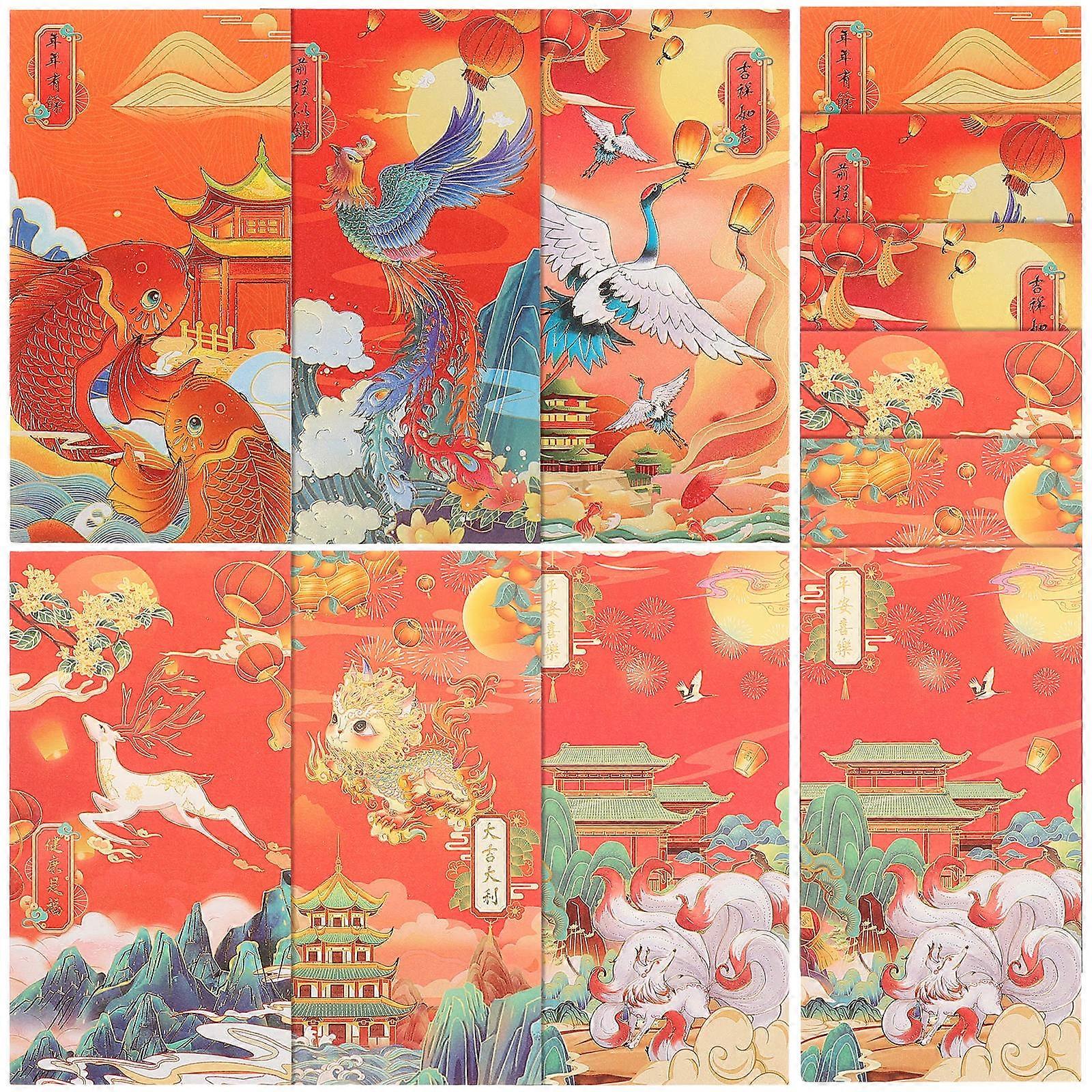 Red Envelope Red Envelope for New Year Gift 36Pcs Chinese Money Pouches