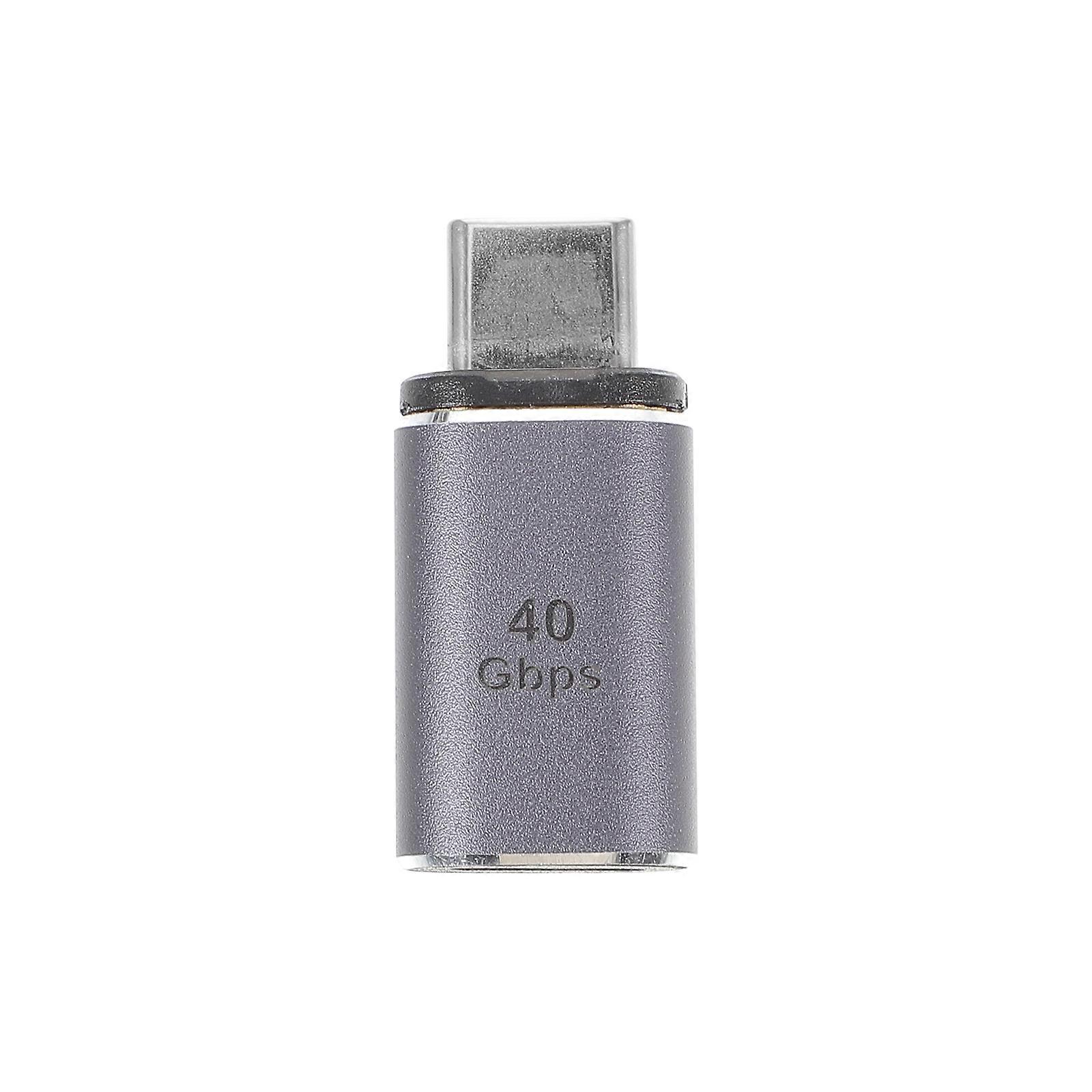 Type-C Magnetic Connection Adapter for Technology Users with Grey Pvc Aluminum and Magnet for Travel 1Pcs