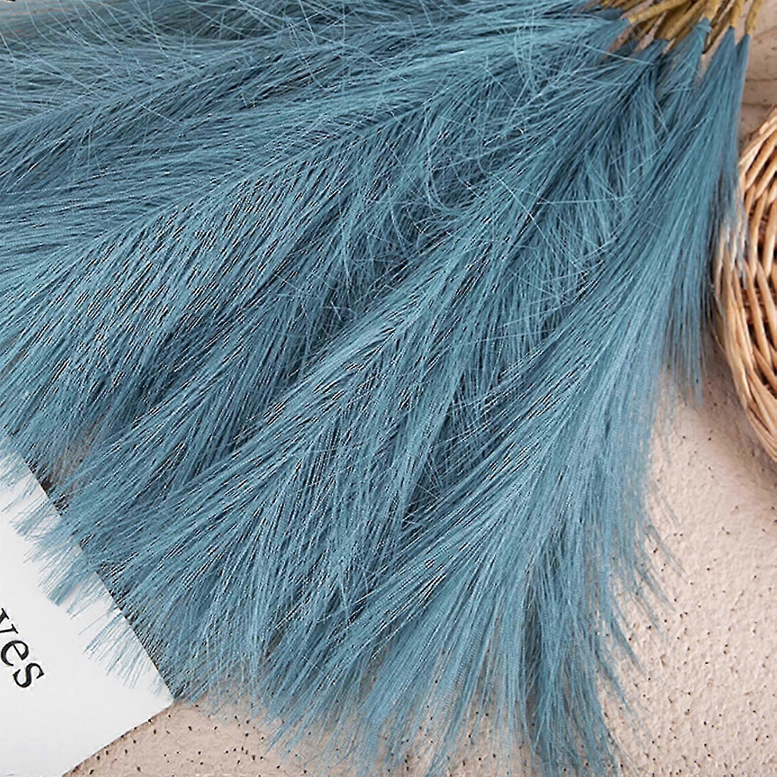 5 Sticks Dried Pampas Grass Artificial Branches for Vase Home Wedding Boho Decor