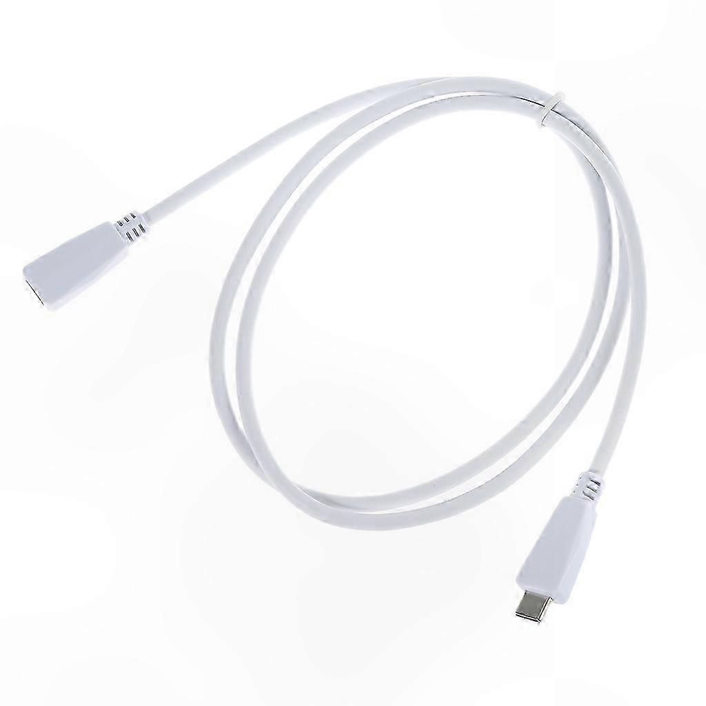 Type C Extension Cable with Fast Charging for Quick Charge-Compatible Devices