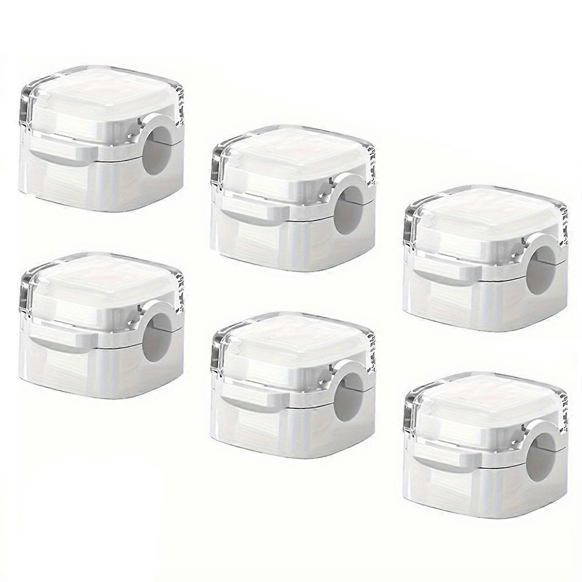 6 Pack Magnetic Cable Clips Under Desk Cable Management