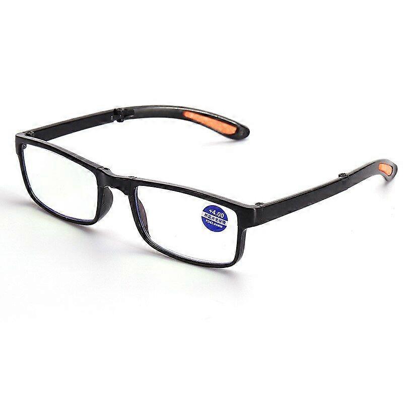 Portable folding reading glasses with diopter