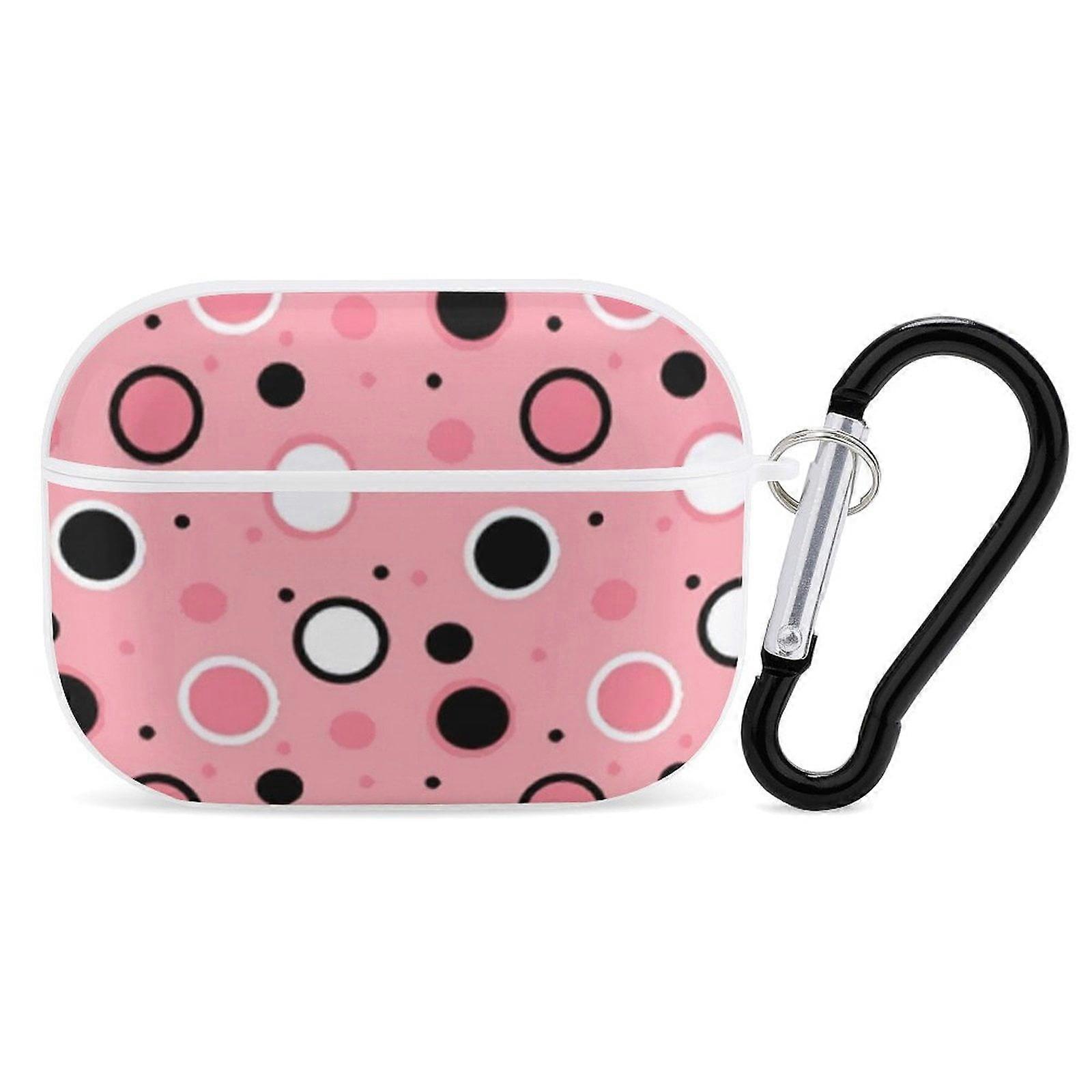 Polka Dot Case Compatible with Airpods Pro - Wireless Charging Support, Women's Design, Fits 1st & 2nd Gen