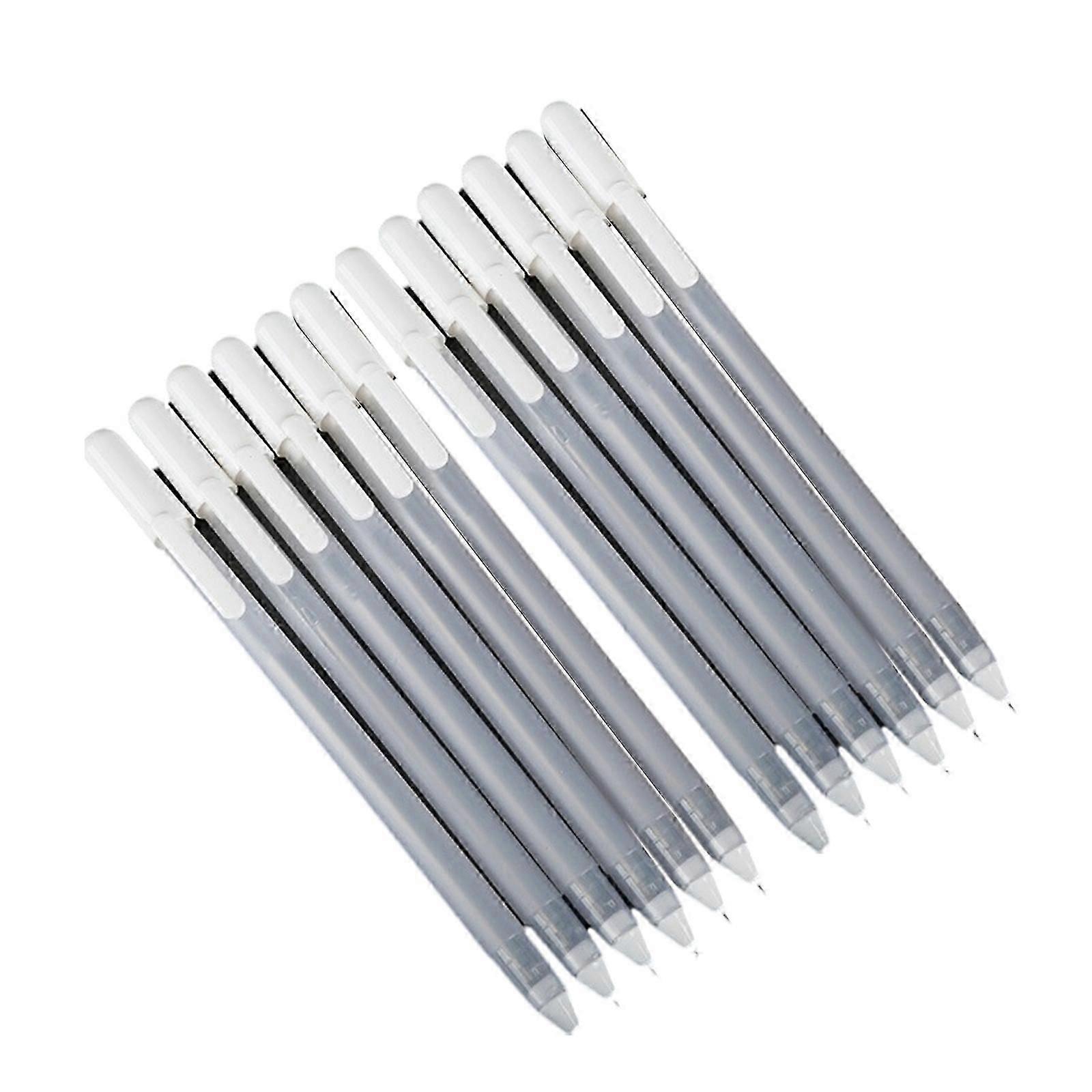 12Pcs Glitter Highlighter Pen 0.7 Tip for Kid Scrapbooking Highlighting Underlining Noting, Glitter Paint Pen White