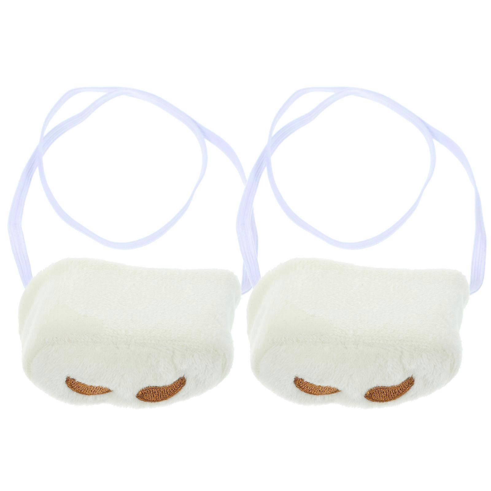 Decorative Cow Nose Plush Props for Performance 8Pcs Set