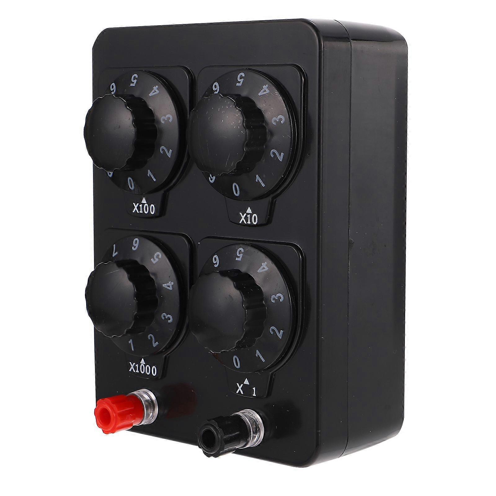 Resistance Box Variable Box Physical Electrical Teaching Instrument 0-9999 Ohm