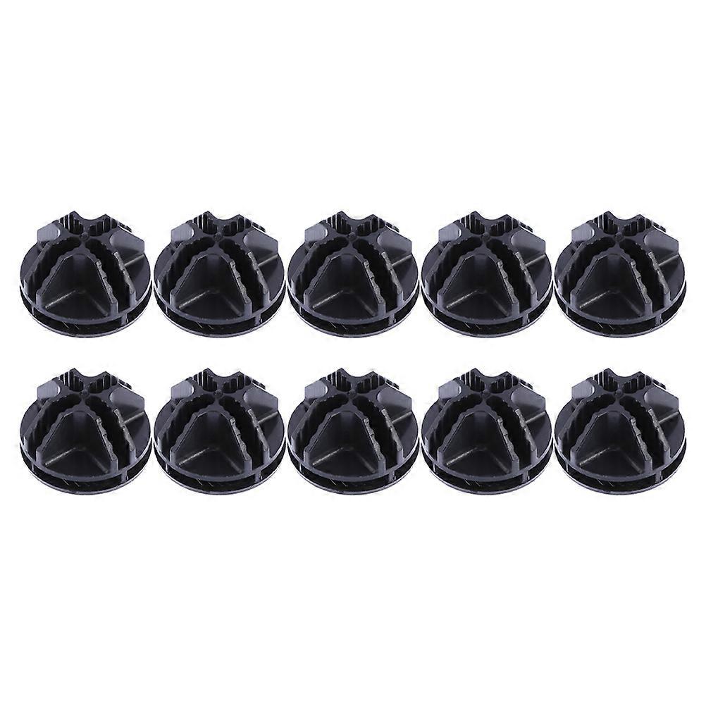 Wire Cube Connectors ABS Connectors for Cabinet Organization 90Pcs