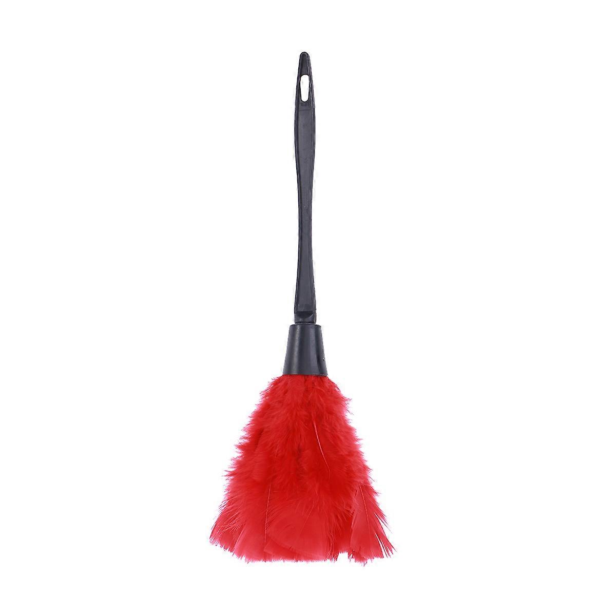 Duster Turkey for Cleaning Use 3Pcs Red Durable Handle Set