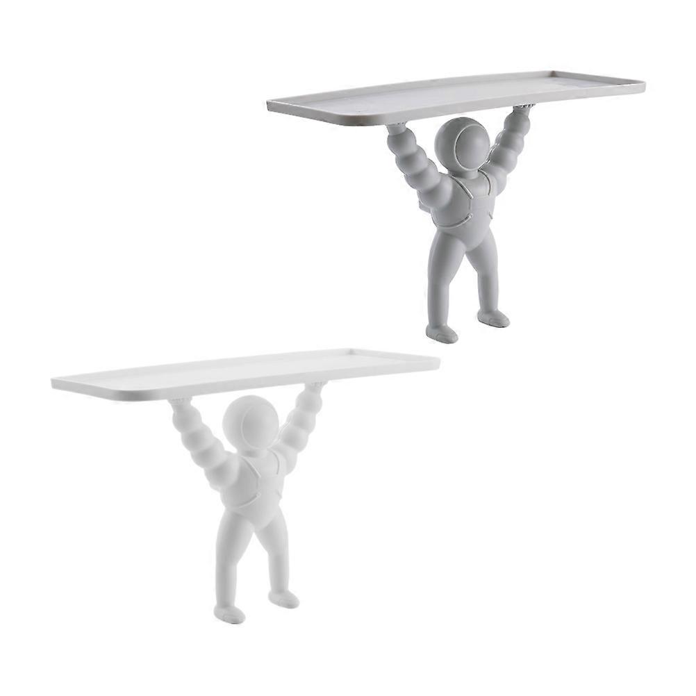 Storage Shelves Astronaut Core Product for Home Use 2Pcs Decorative Bathroom Shelf