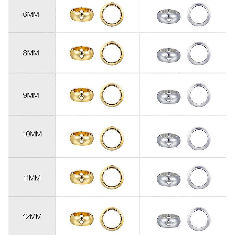 Metal Earring Ring Circular Rings for 60Pcs DIY Decoration