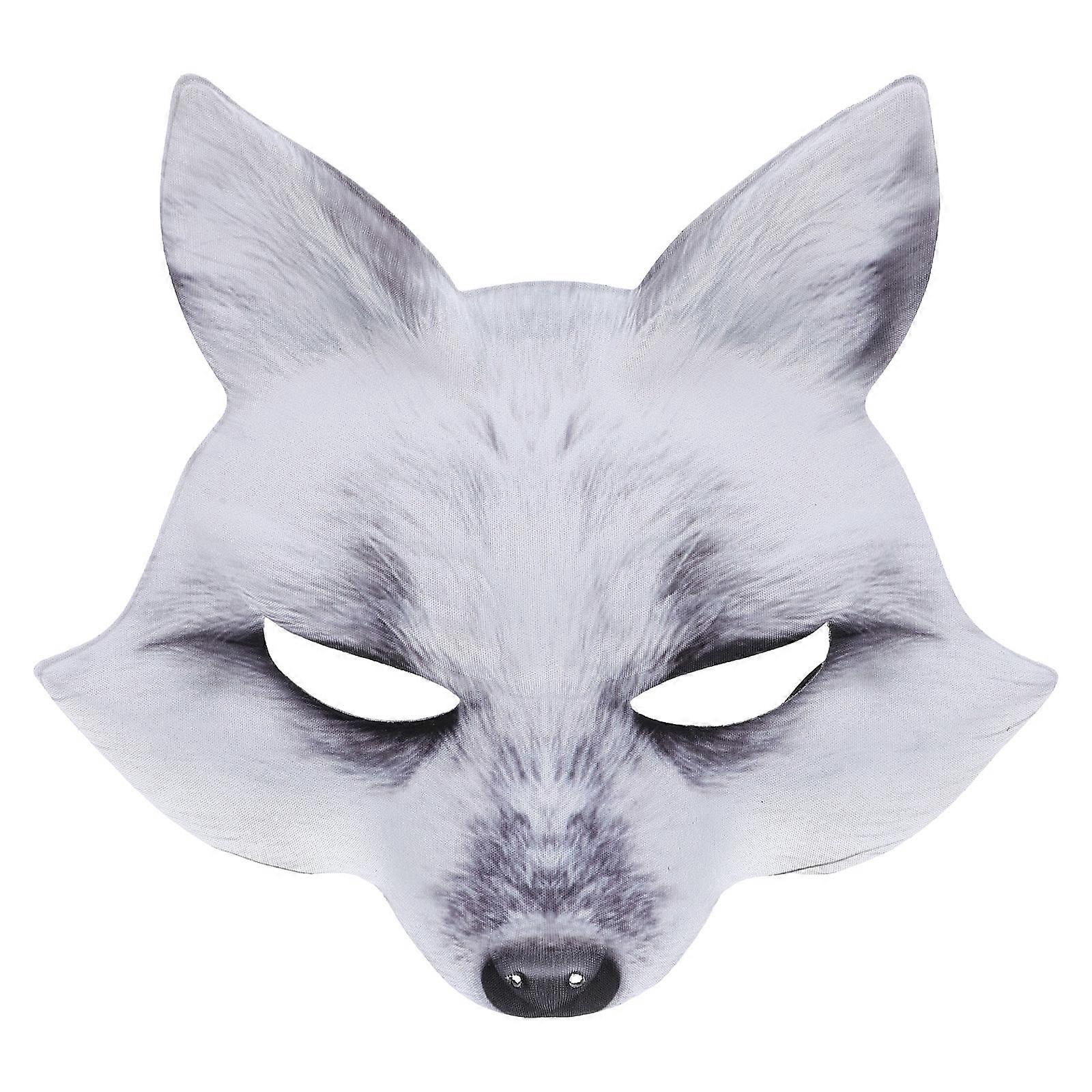 Masquerade Ball Masks Half Face Mask for Party Use 3Pcs White Eva Mask