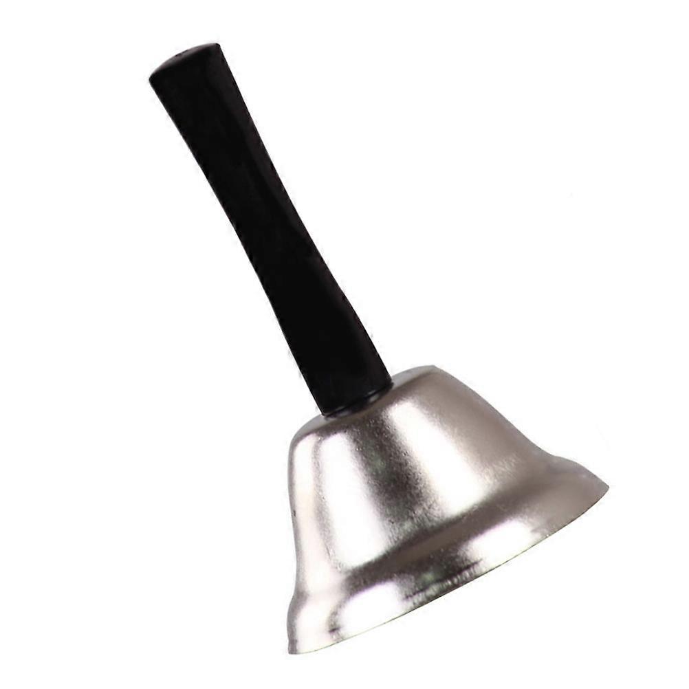 Round Shape Handheld Bell 2Pcs Musical Instruments Decorative Item With Clear Sound Production For Christmas Celebration