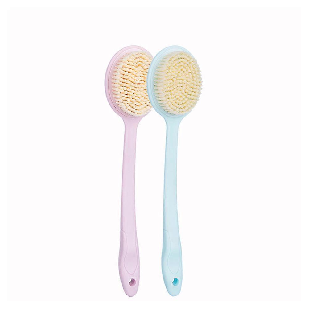 Back Scrubber for Bath Use 6Pcs Plastic Nylon Long Handle Shower Brush