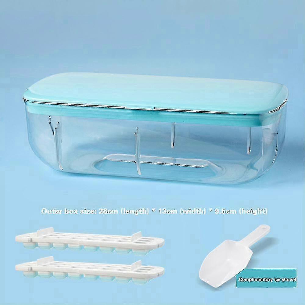 2025 Ice Tray With Lid And Bin Easy Release Ice Box Storage Bucket