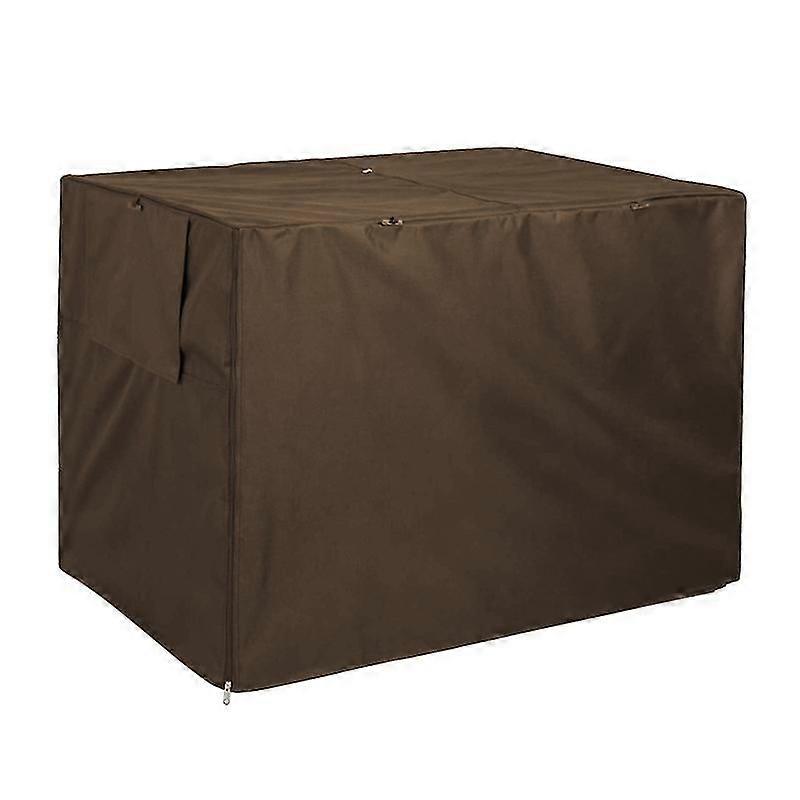 Köpek Sandık Kapağı - Dayanıklı Polyester Evcil Hayvan Köpek Kulübesi Kapağı Tel Köpek Crate_xs_black İçin Evrensel Uyum