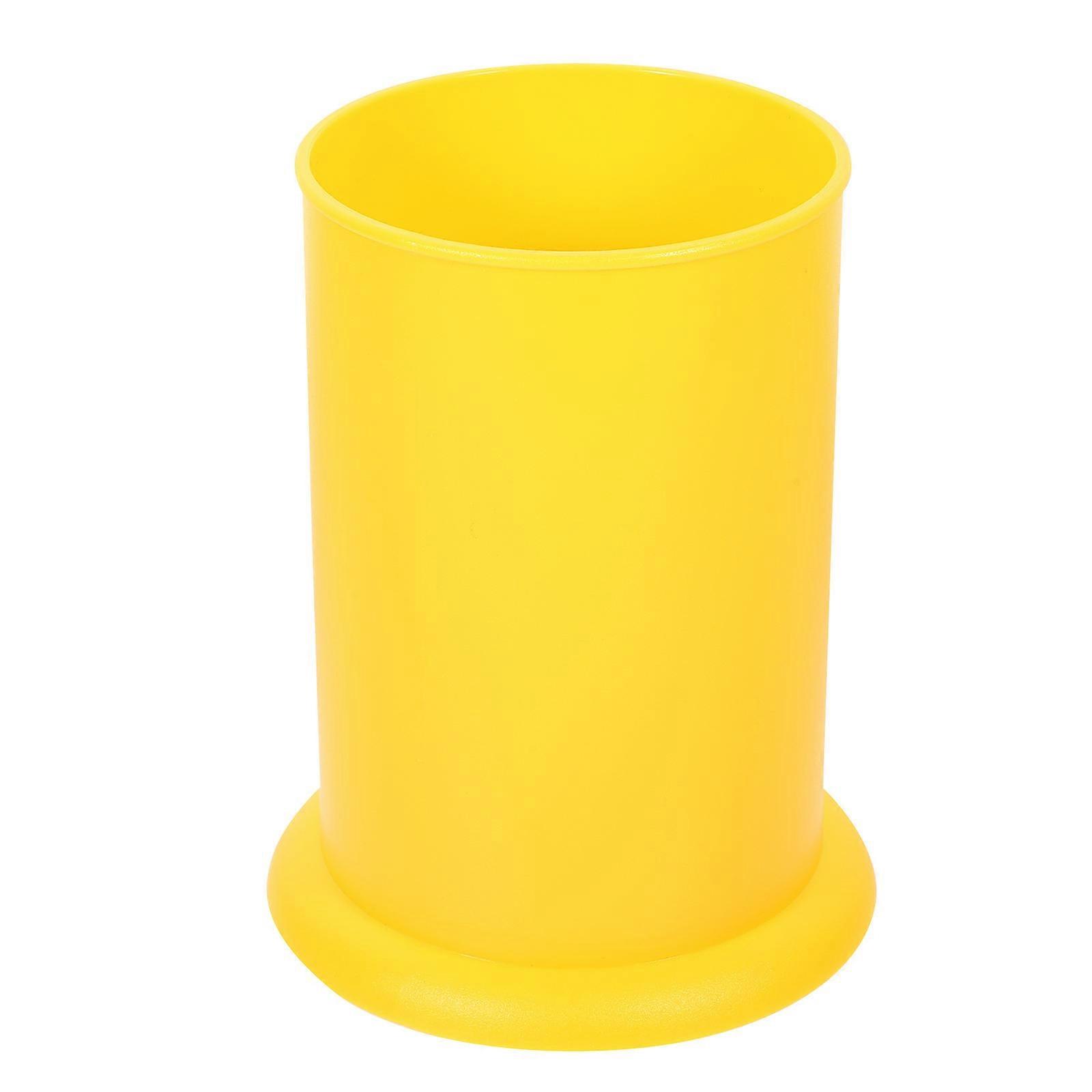 Yellow Kitchen Desktop Spoon Holder for Storage Use 2Pcs Convenient Cutlery Holder