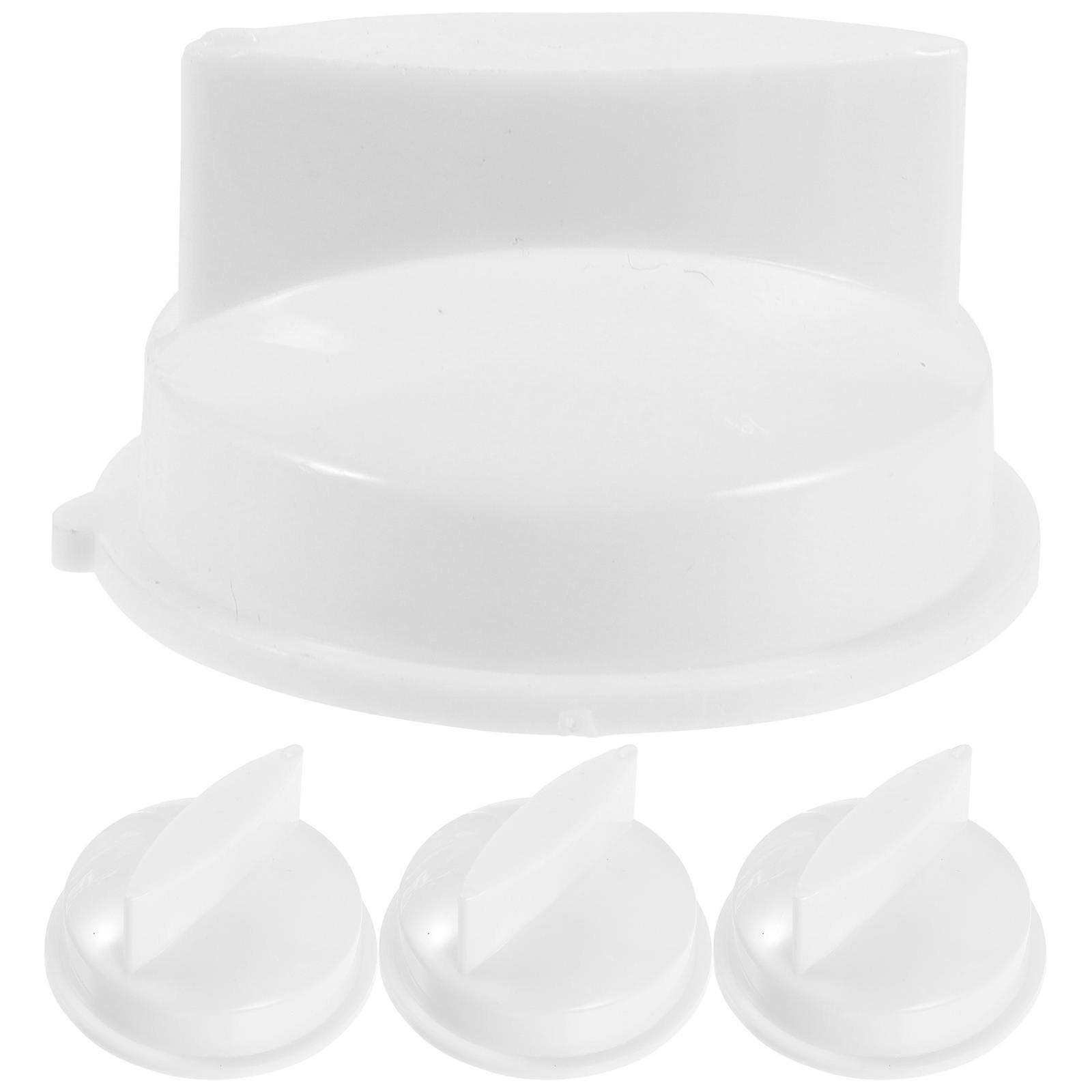 Plastic Microwave Oven Timer Control Knobs Replacement Set 16Pcs