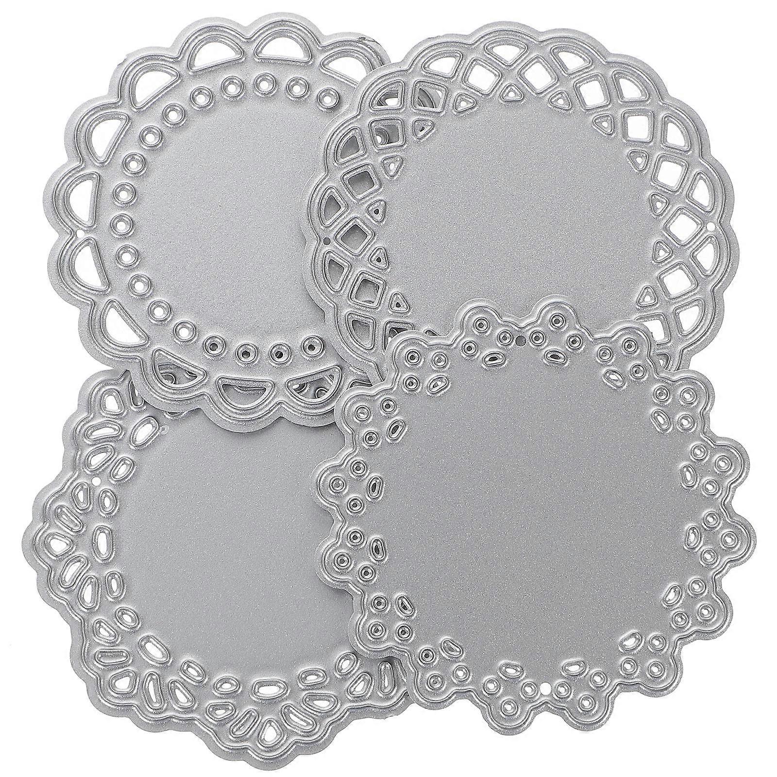 Metal Cutting Die For Paper Art Stencils Suitable For DIY Projects And Scrapbooks In Silver Color Perfect For Creation 16 Pcs