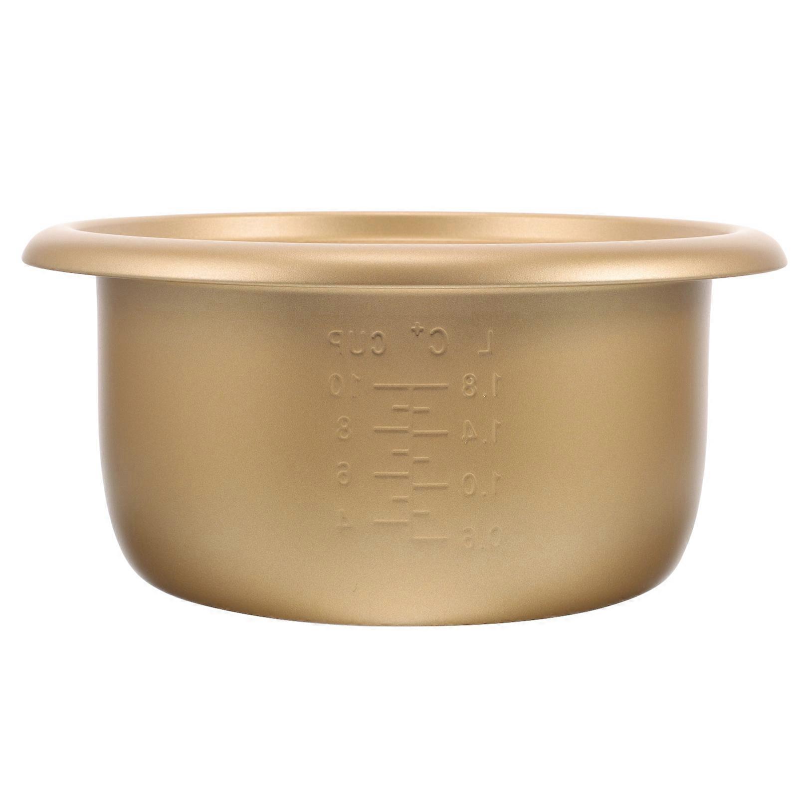 Electric Cooker Inner Pot Rice Cooker Replacement Pot Golden Finish