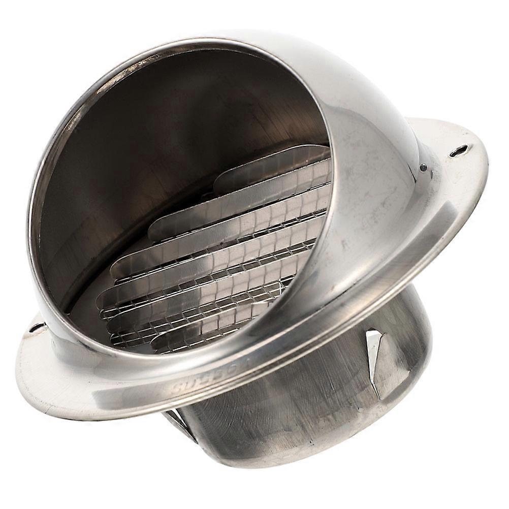 Outside Dryer Vent Cover Wall Mounted Exhaust Vent Cap Range Hood Windproof Simple Design 1Pack