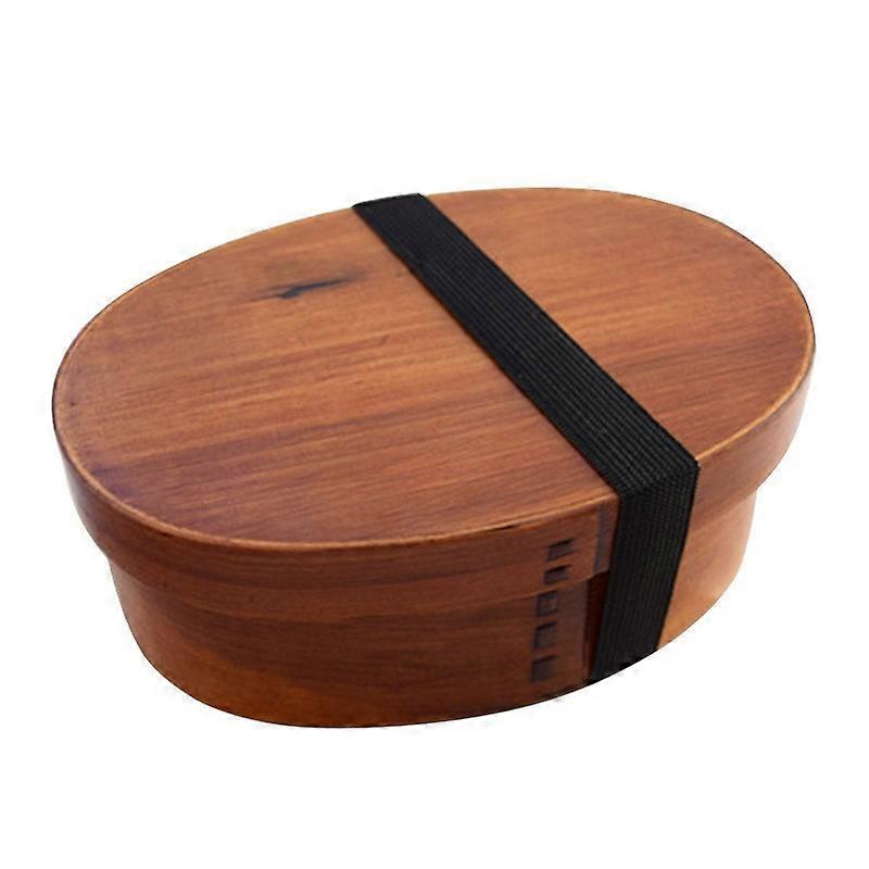 Japanese-style bento box, sushi lunch box, simple wooden tableware