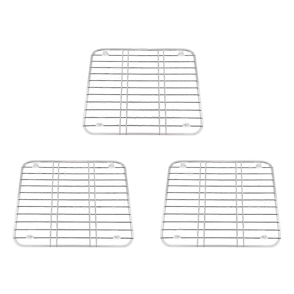 Stainless Steel Sink Drainer Rack Kitchen Fruit Vegetable Drying Rack