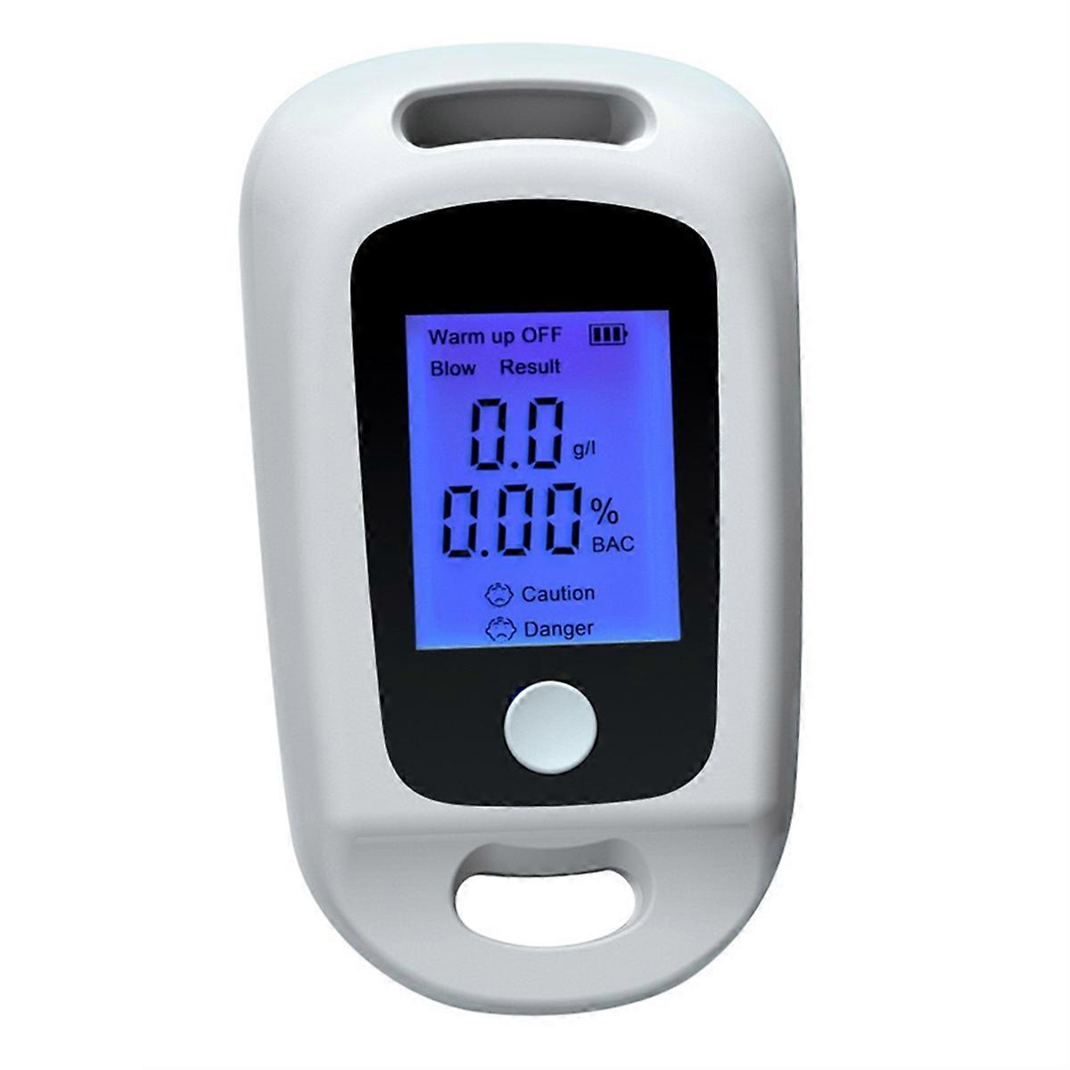 Digital Alcohol Tester Professional Alcohol Detection White