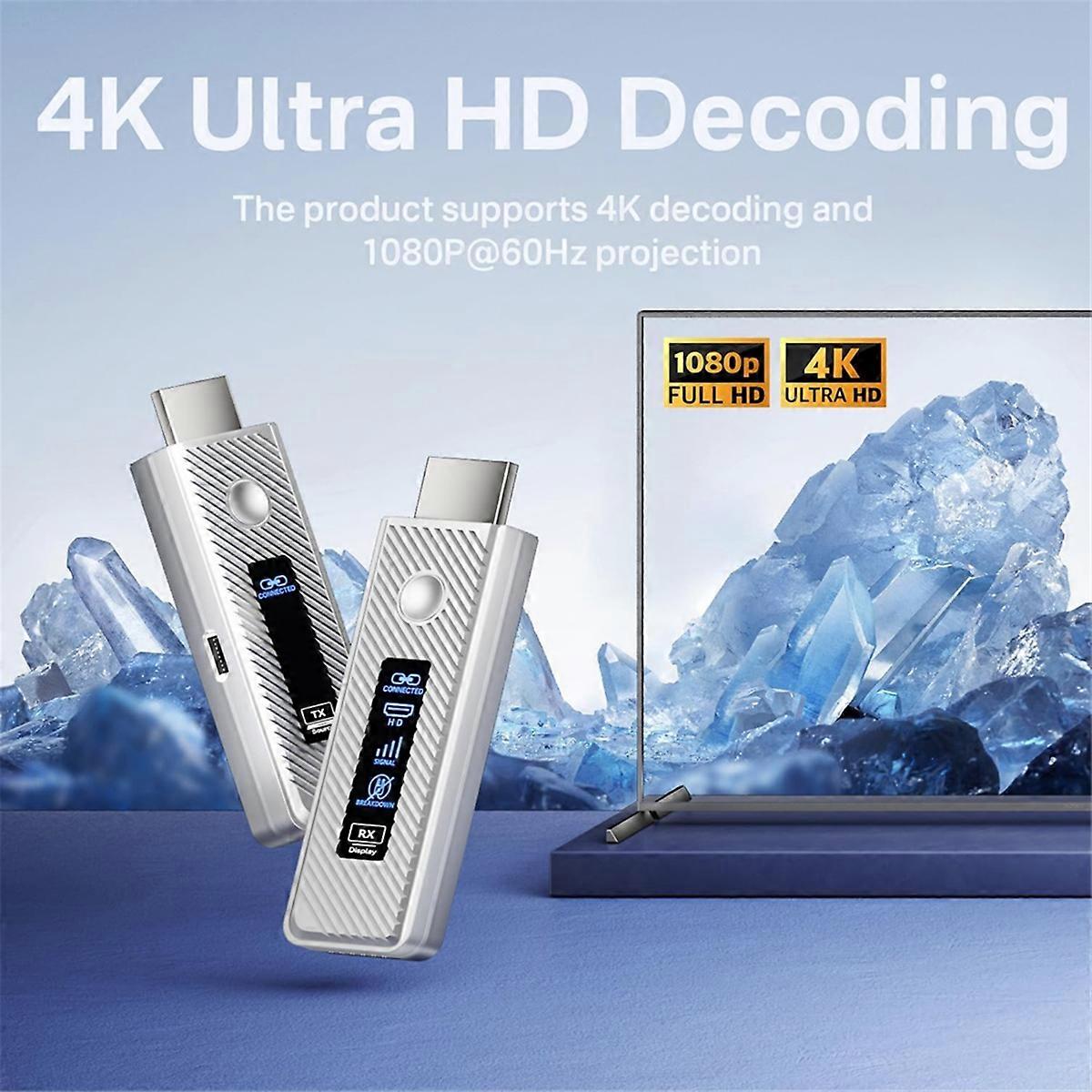 Wireless -Compatible Transmitter and Receiver,for Laptop/PC/TV